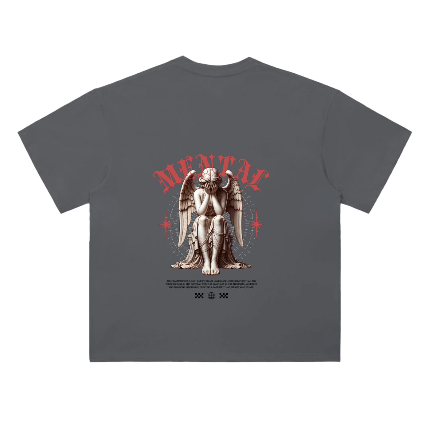 Heavyweight Drop Shoulder Cotton T-Shirt