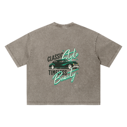 Unisex Vintage Wash Boxy T-Shirt