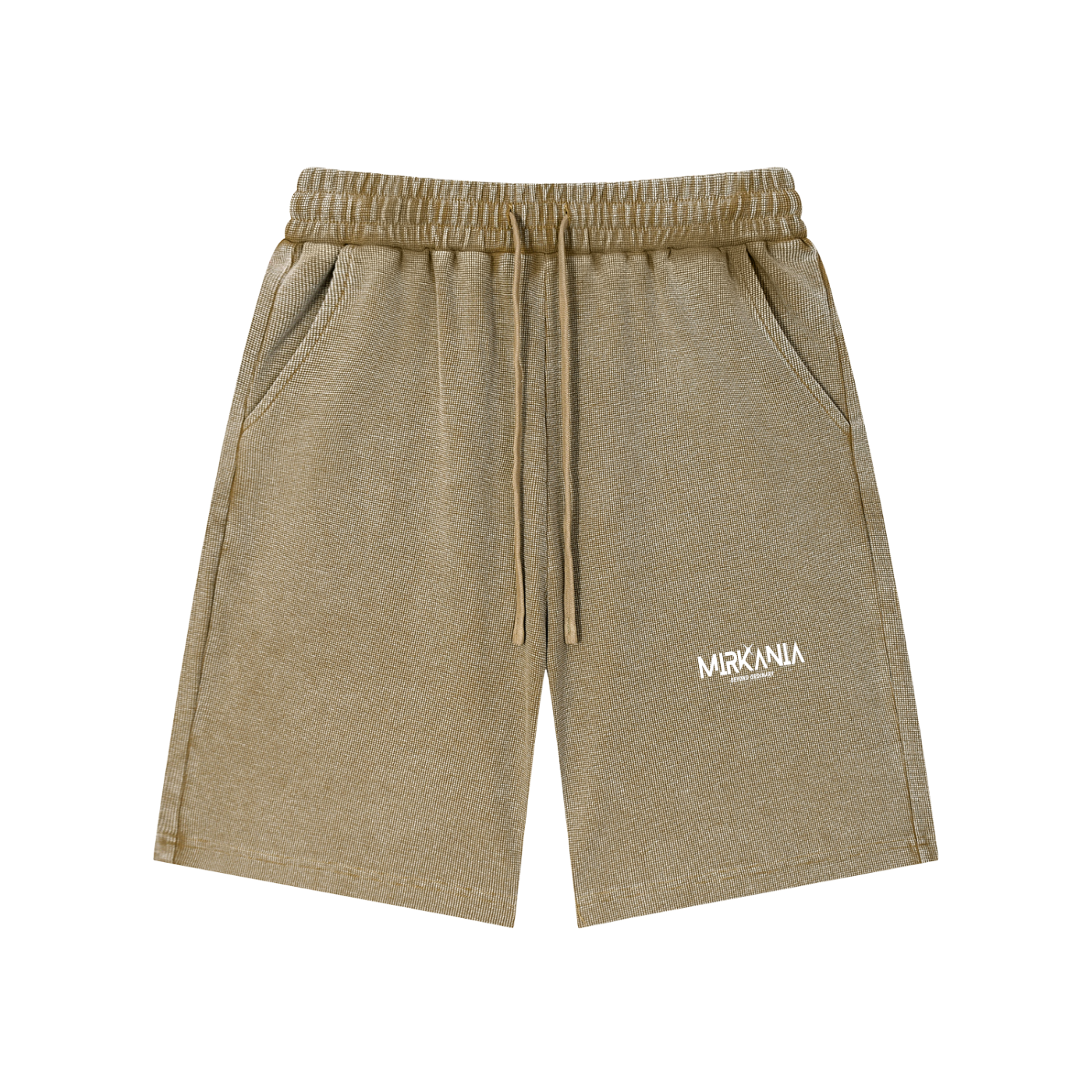 Mineral Wash Waffle Knit Shorts