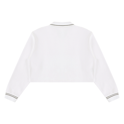 Women’s Crop Collared Sweatshirt