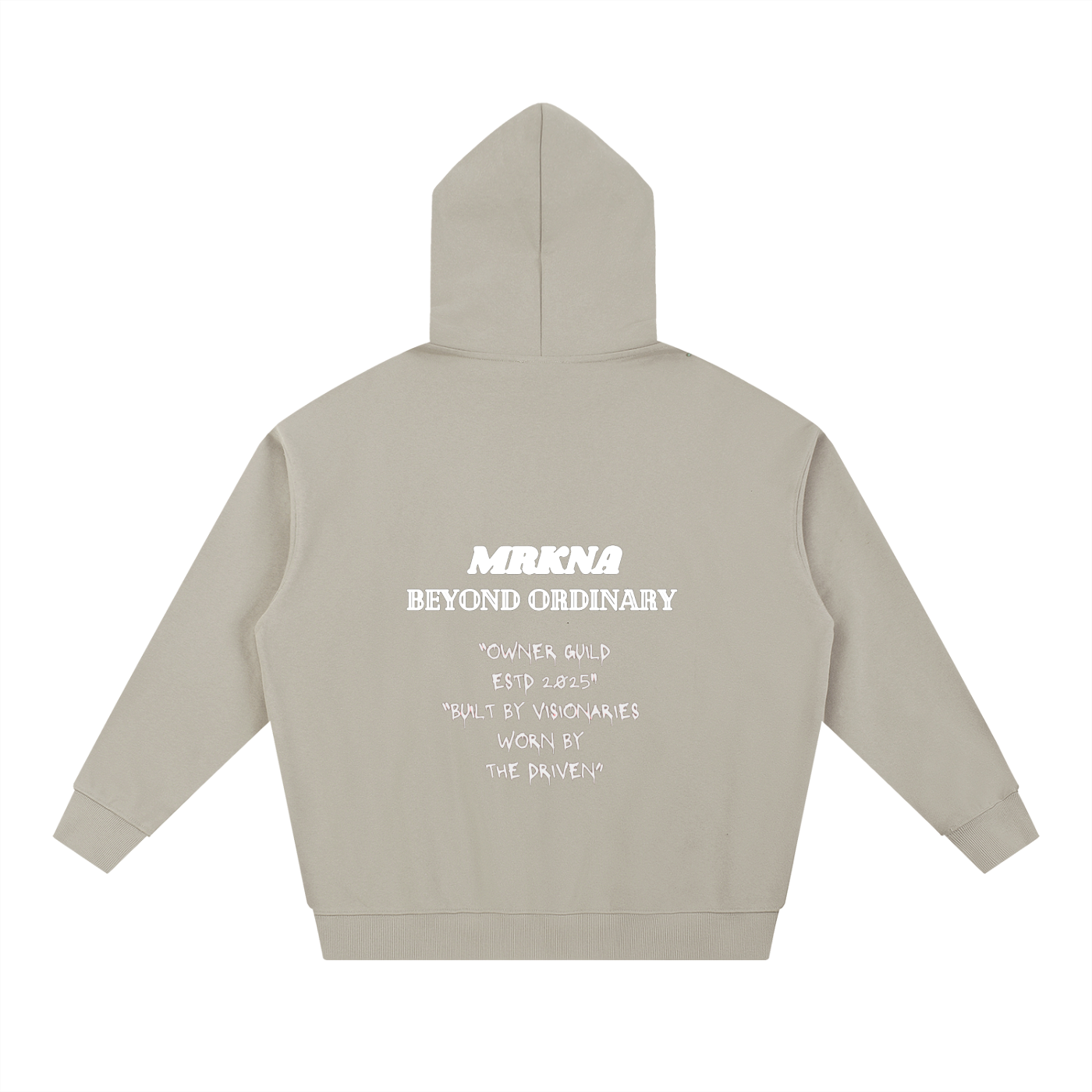 ODMPOD Essential Heavyweight Hoodie in black, showing front view with cozy, thick fabric and hood with drawstrings.