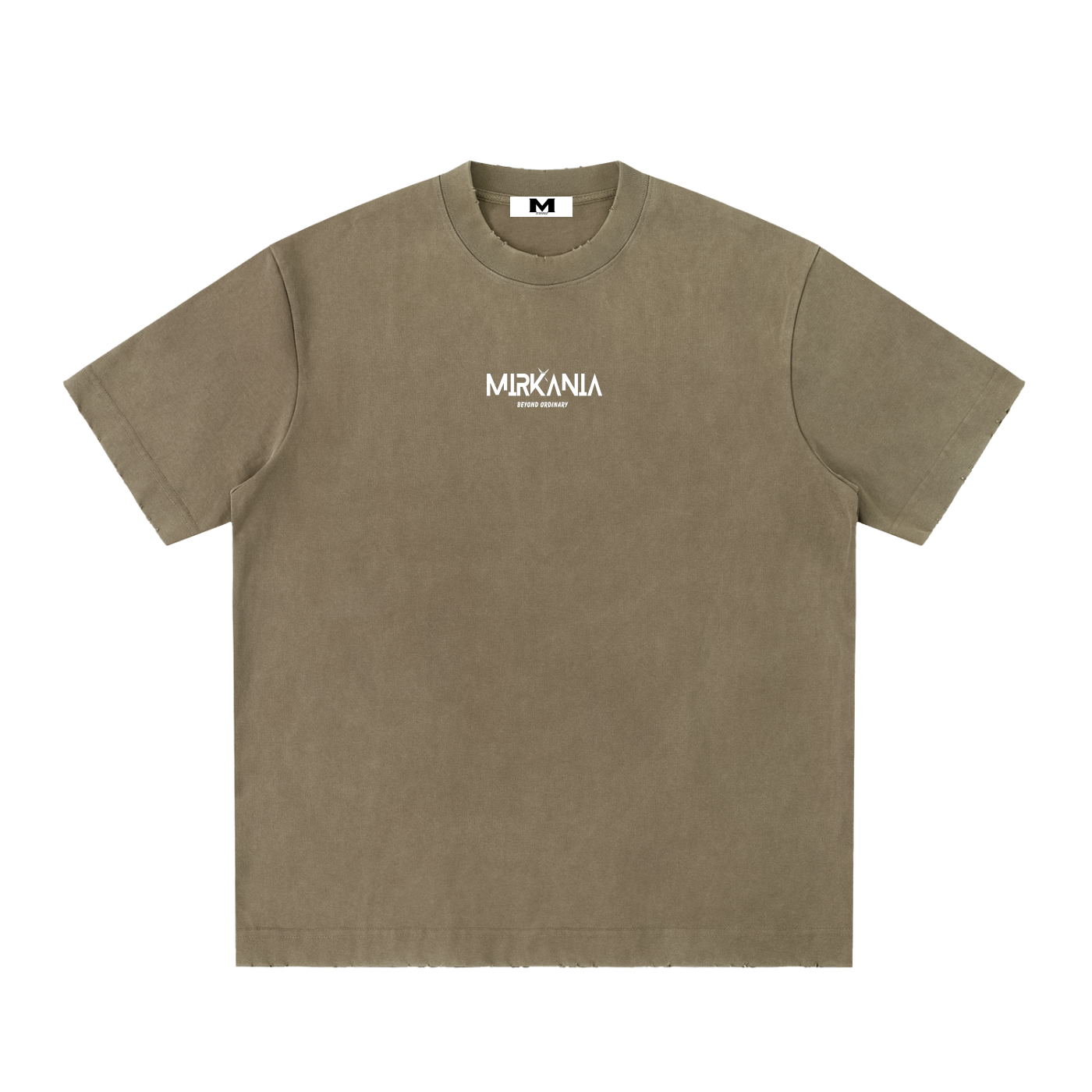 Heavyweight Vintage Washed Frayed T-Shirt