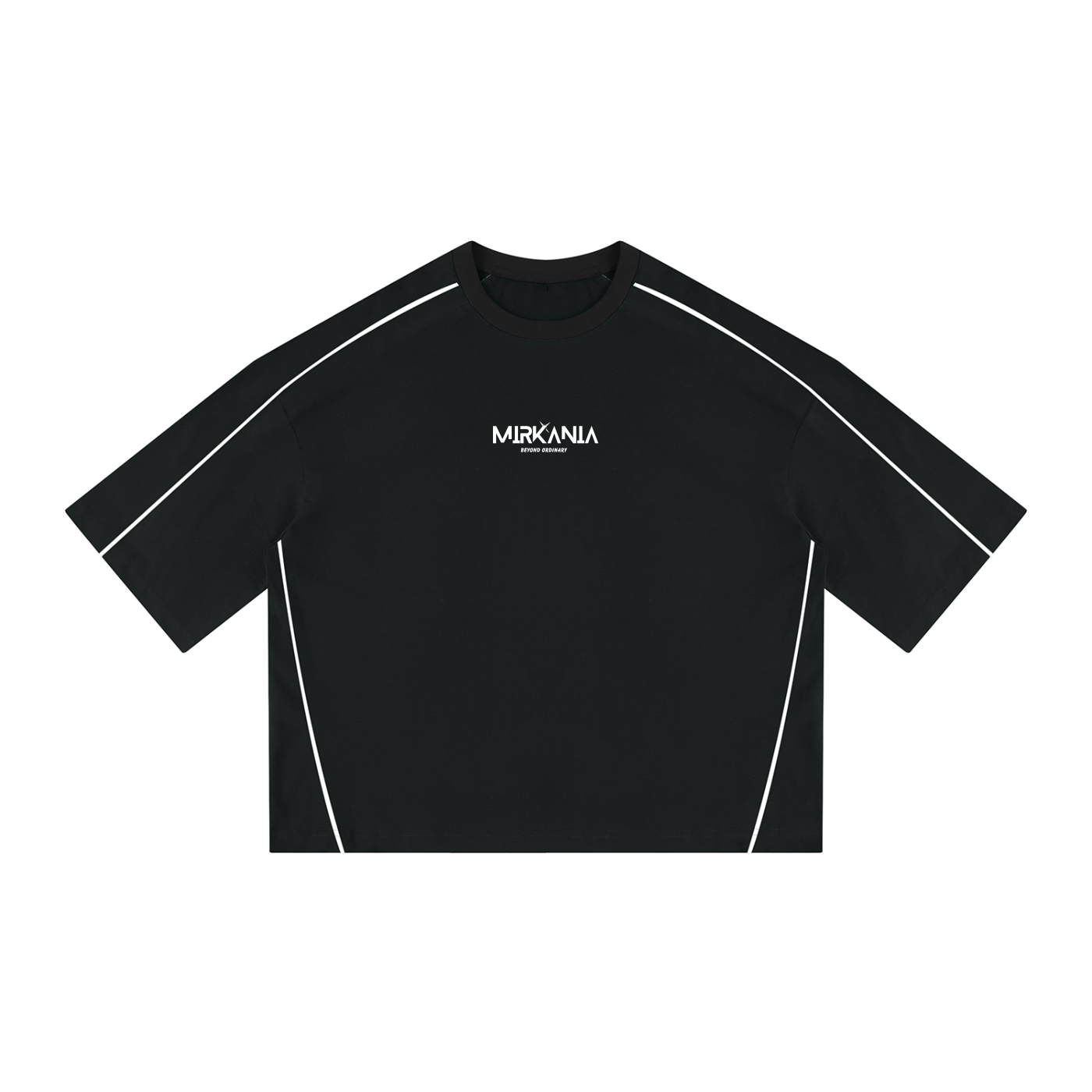 Unisex Heavyweight Boxy Piping T-Shirt