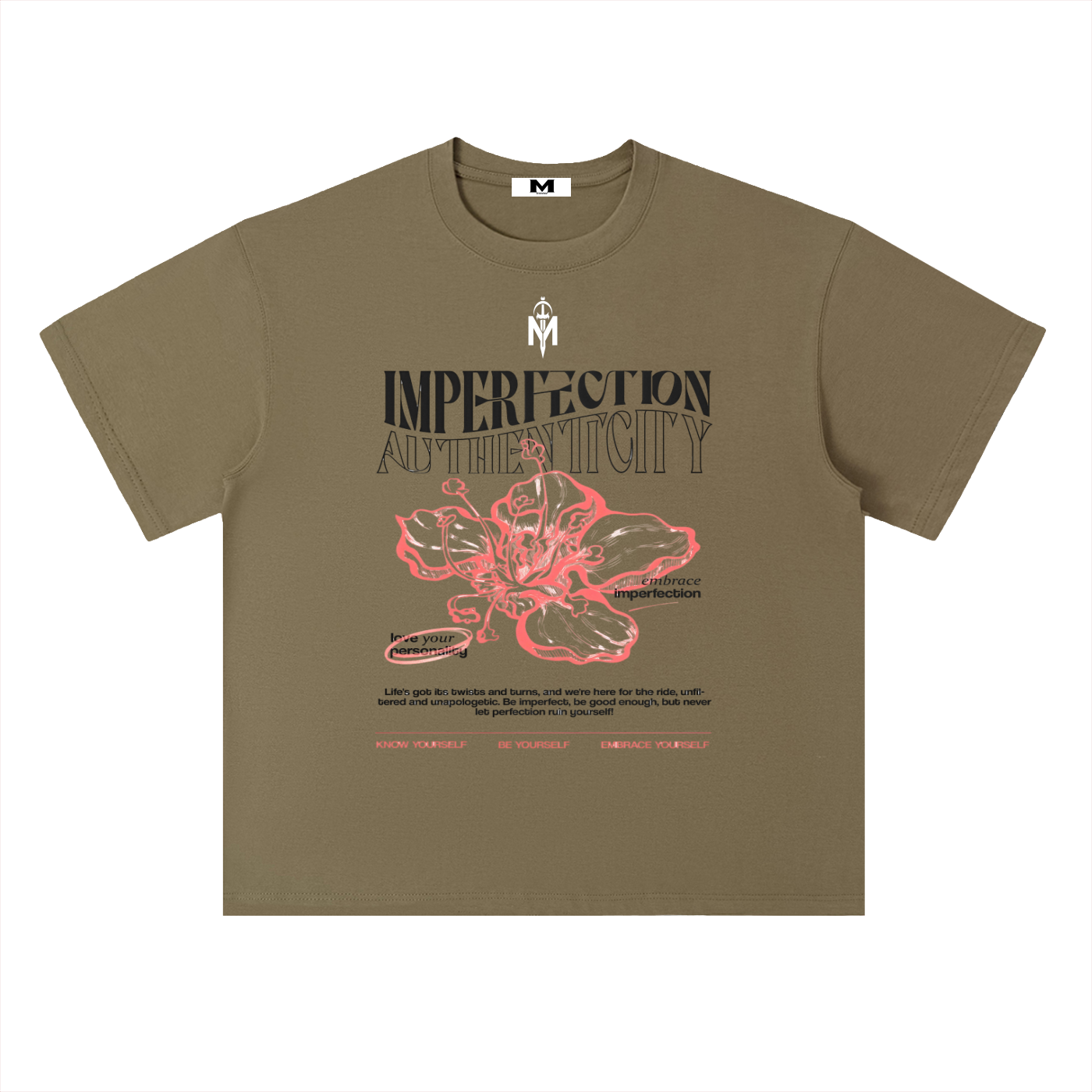 Heavyweight Drop Shoulder Cotton T-Shirt