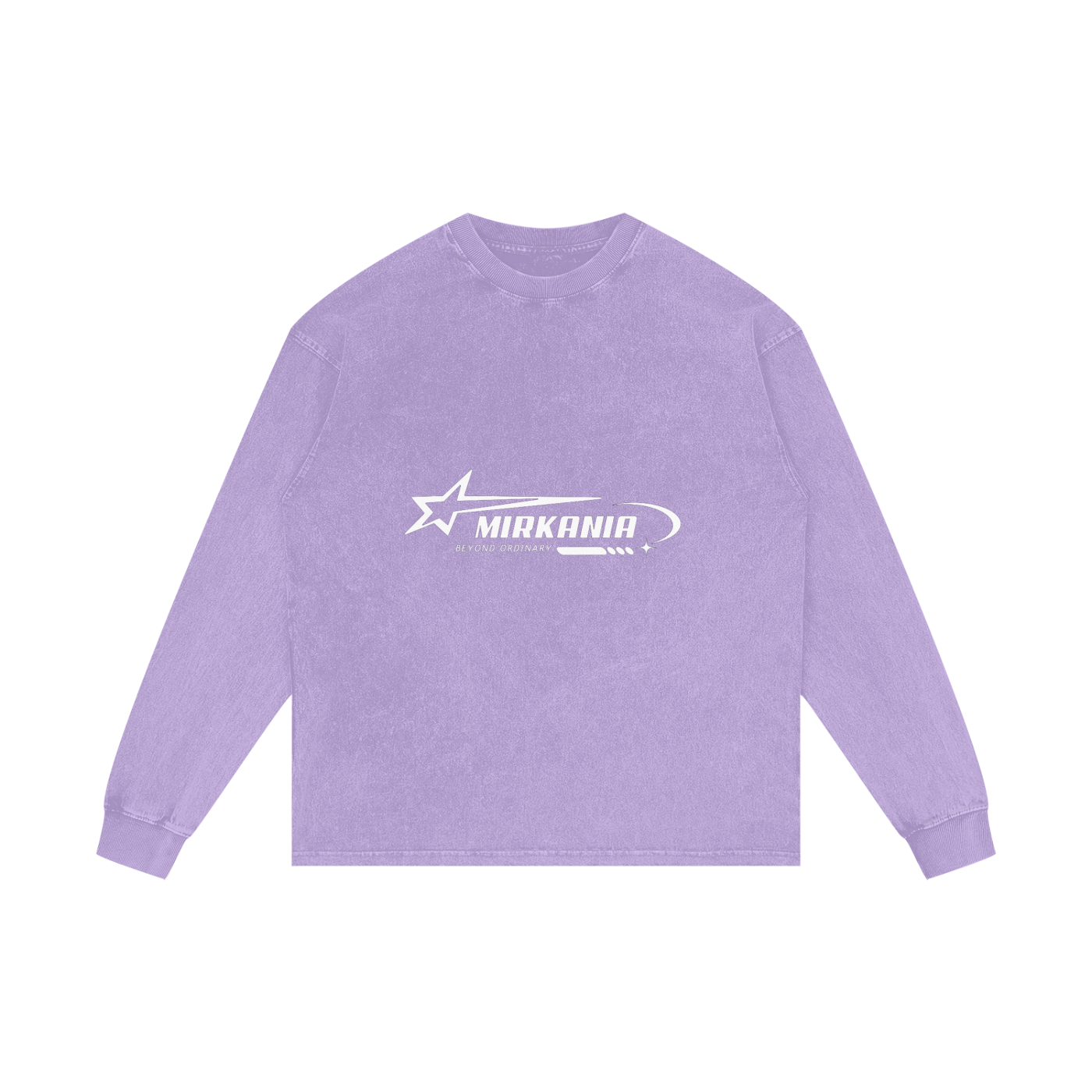 Acid Wash Oversize Long Sleeve T-Shirt