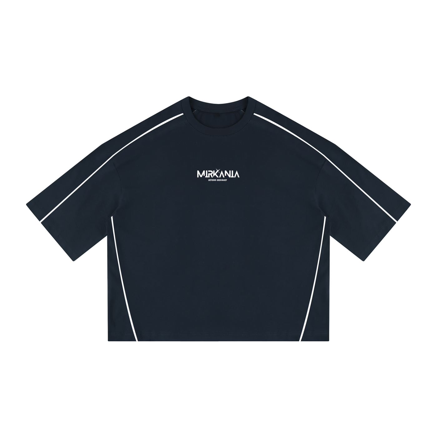 Unisex Heavyweight Boxy Piping T-Shirt