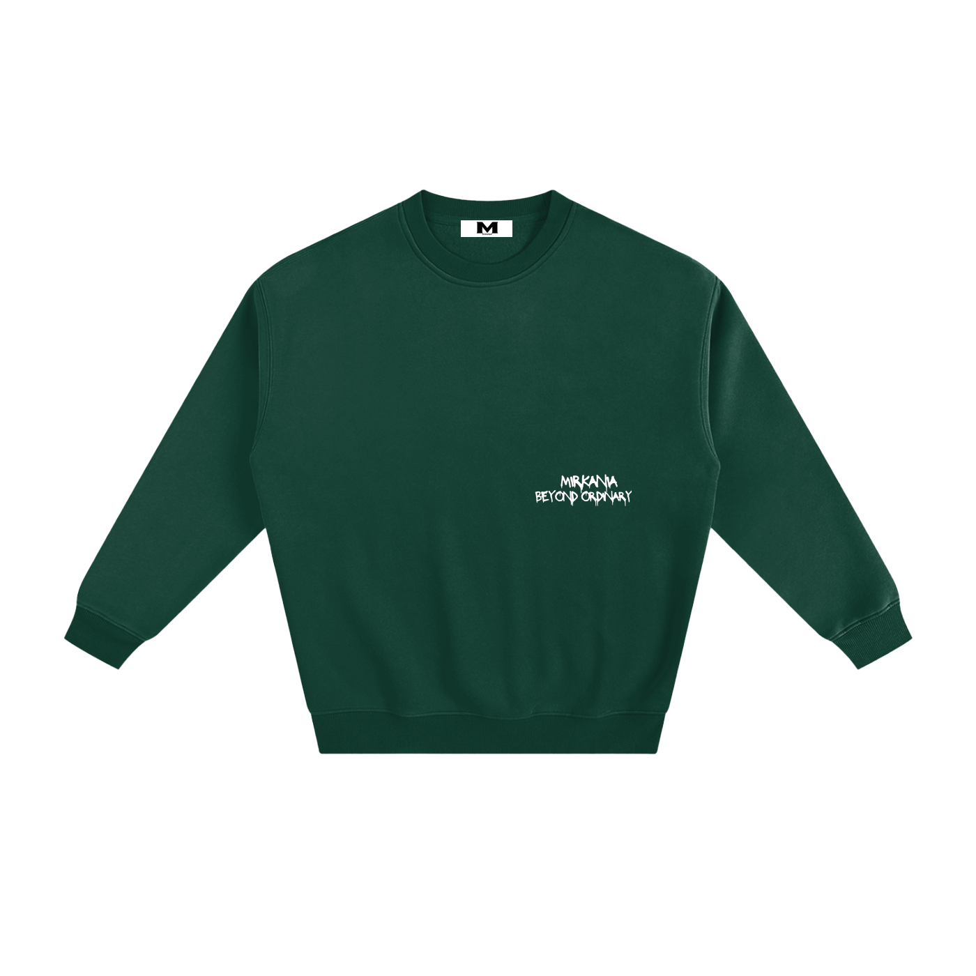 ODMPOD fleeced sweatshirt showing a cozy, soft fabric in a relaxed fit, ideal for casual wear and comfortable style.