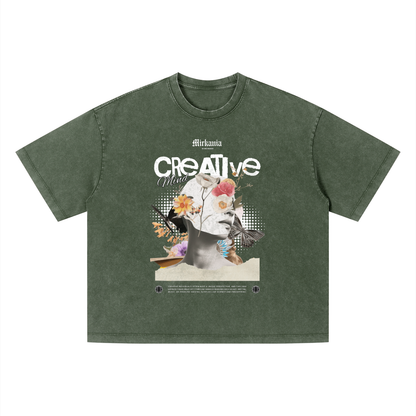 Unisex Vintage Wash Boxy T-Shirt