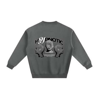 ODMPOD fleece sweatshirt showing a cozy, soft fabric with a relaxed fit in a casual style.