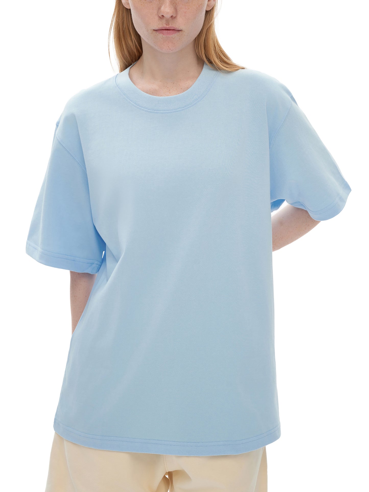 Heavyweight Drop Shoulder Cotton T-Shirt