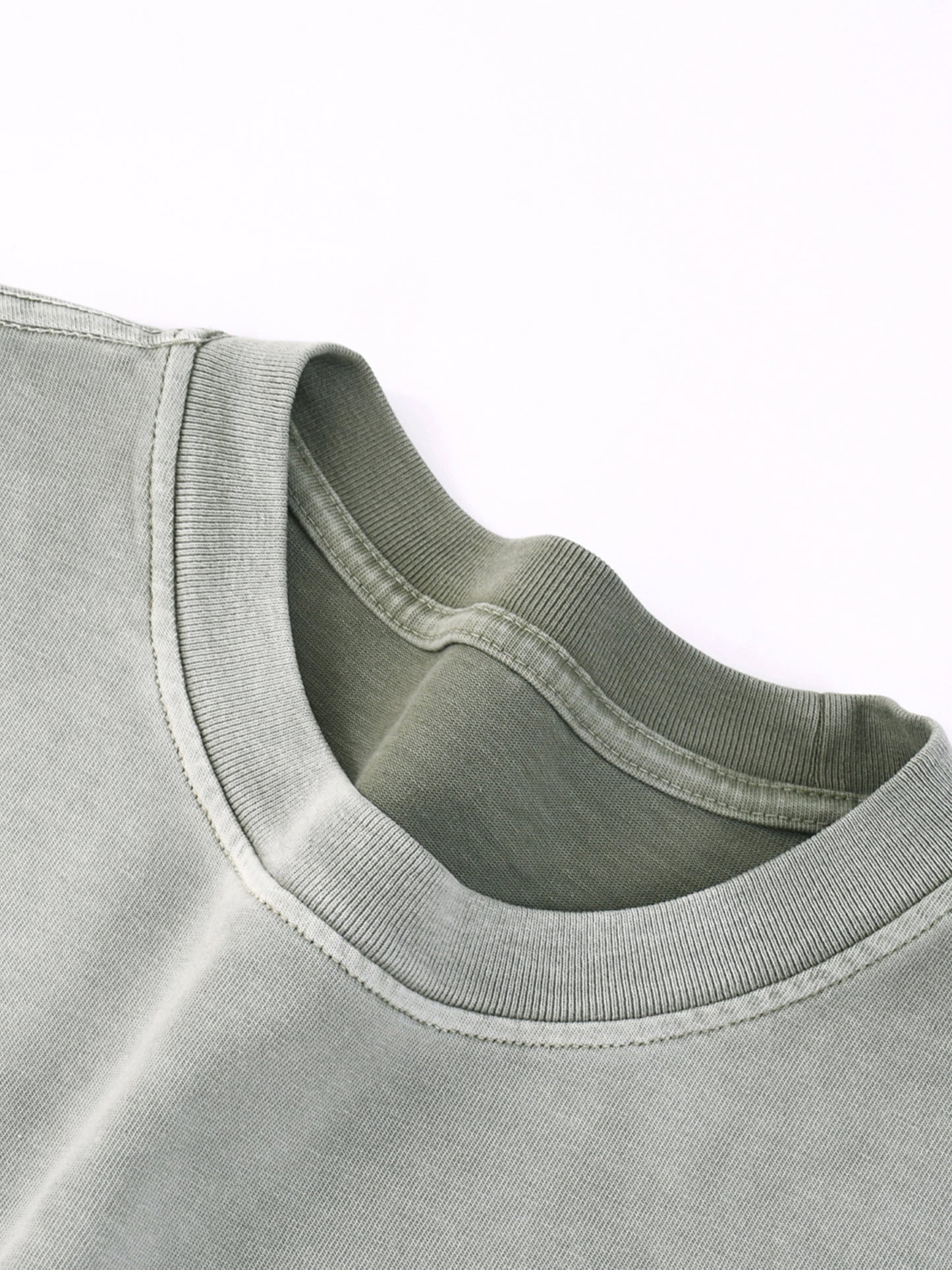 ODMPOD "I" Shape Gradient Washed T-Shirt showing a casual, washed cotton t-shirt with a unique "I" shape gradient design.