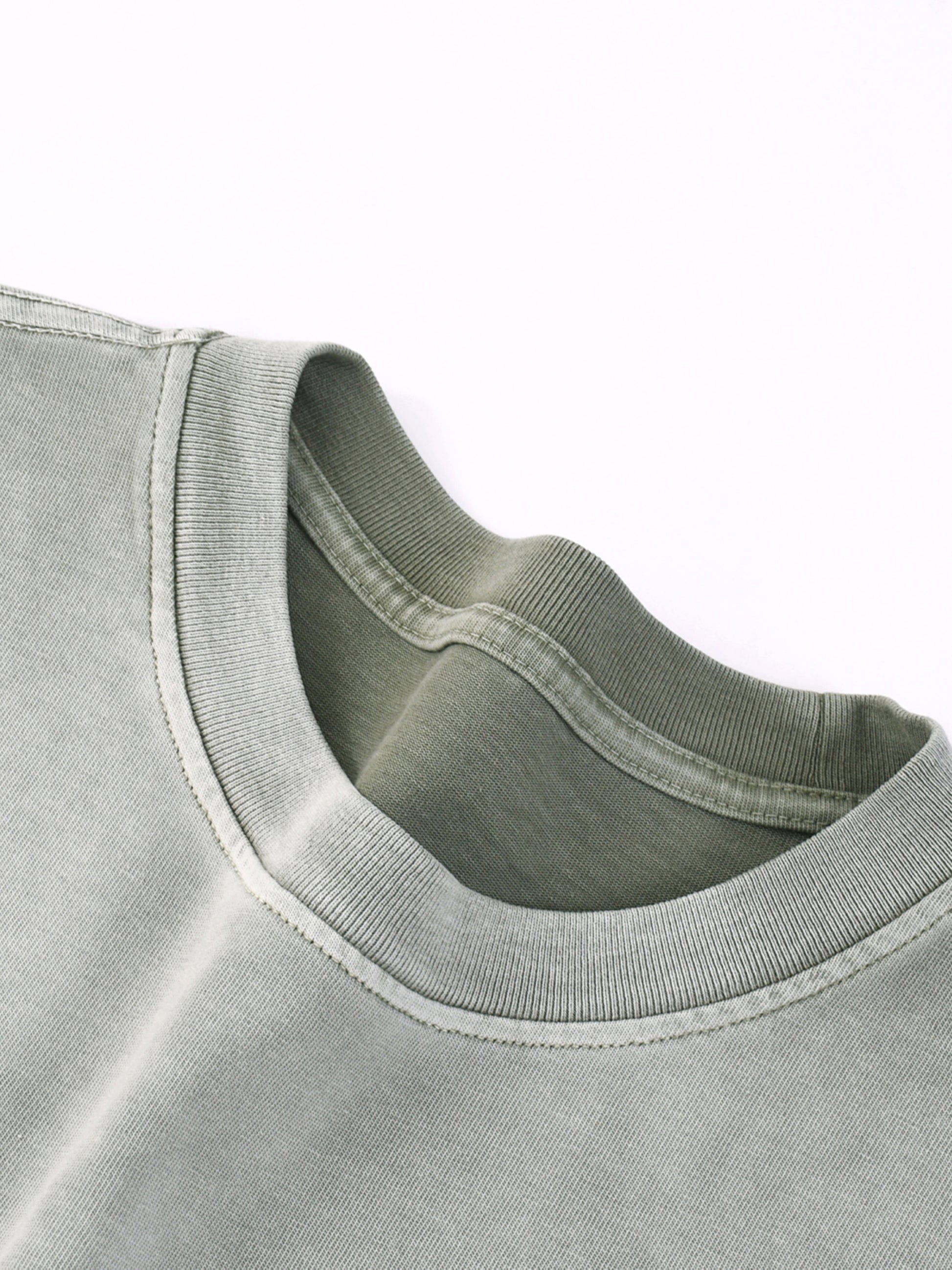 ODMPOD "I" Shape Gradient Washed T-Shirt showing a casual, washed cotton t-shirt with a unique "I" shape gradient design.