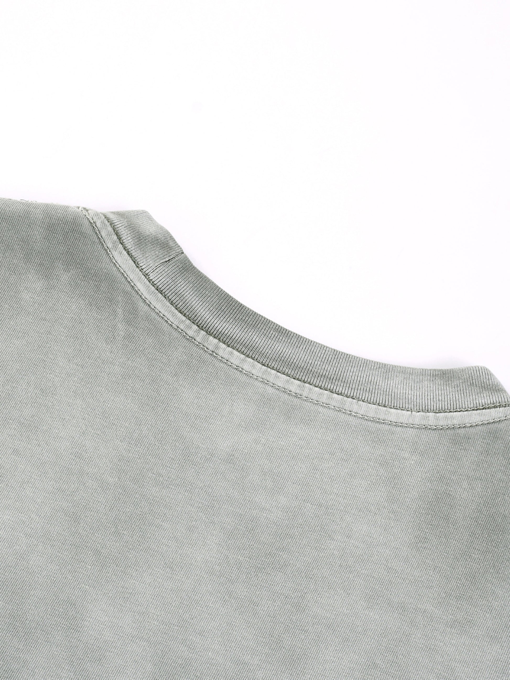 ODMPOD "I" Shape Gradient Washed T-Shirt featuring a stylish washed design and modern fit, perfect for casual wear.