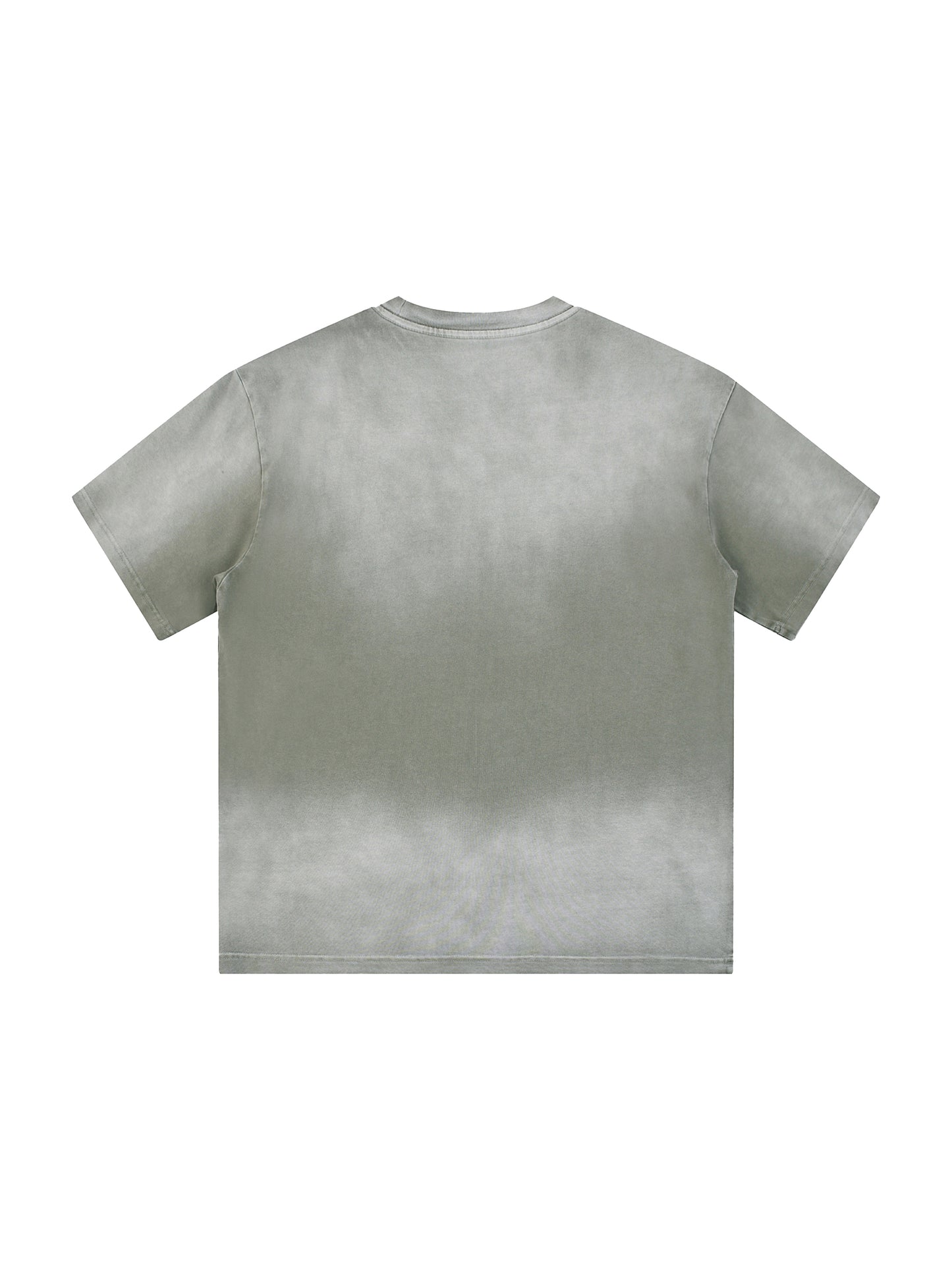 “I” Shape Gradient Washed T-Shirt