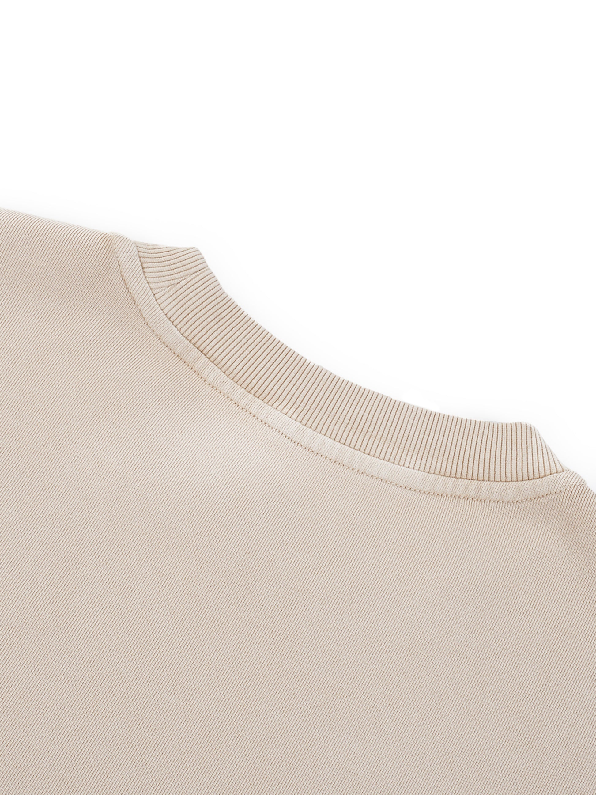 ODMPOD Snow Washed Oversized Sweatshirt shown, featuring a relaxed fit, soft fabric, and casual style in a neutral color.