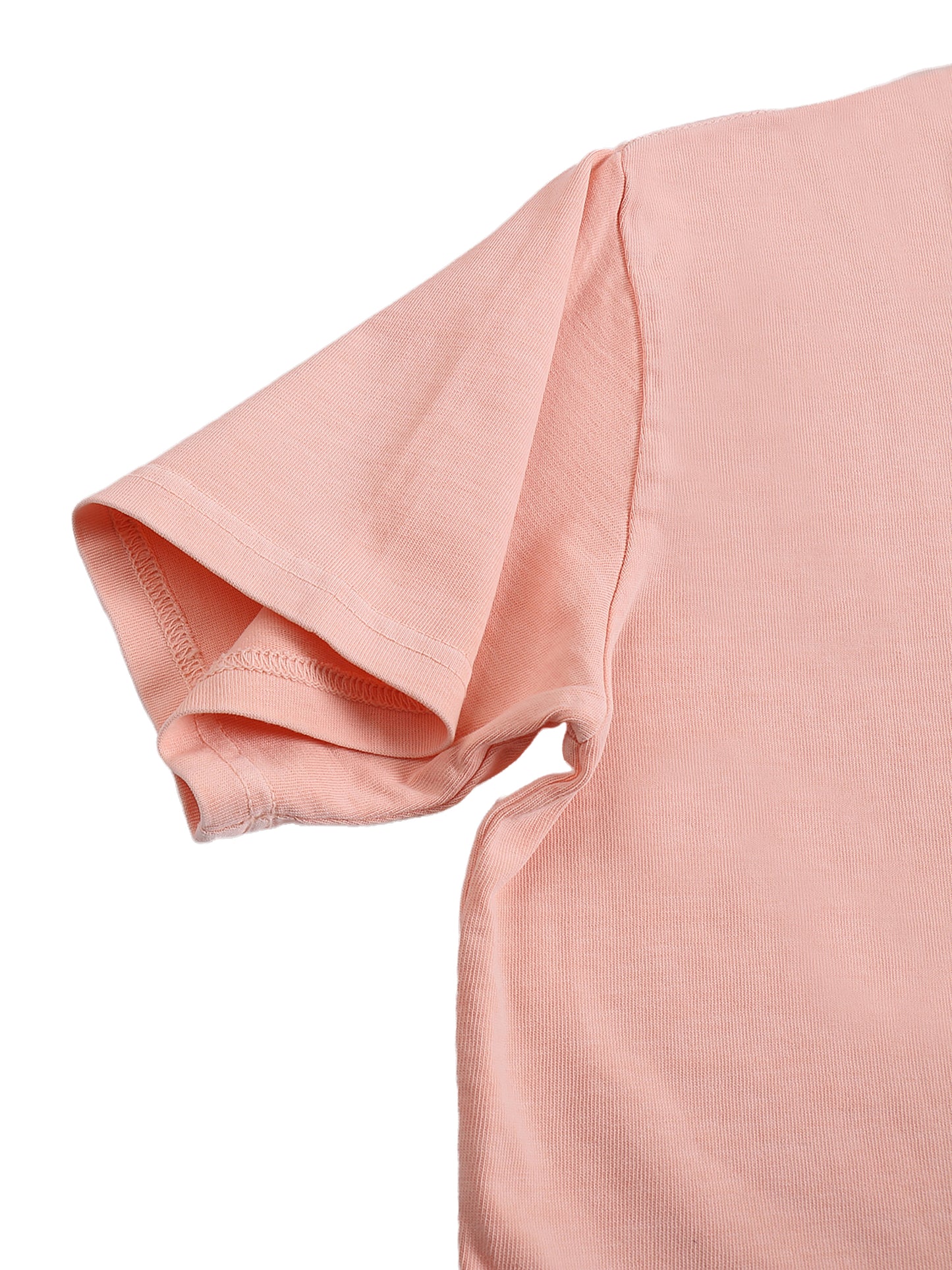 Snow Washed Crop Top T-shirt by ODMPOD, showing a casual, light-colored crop top with a relaxed fit and soft fabric texture.