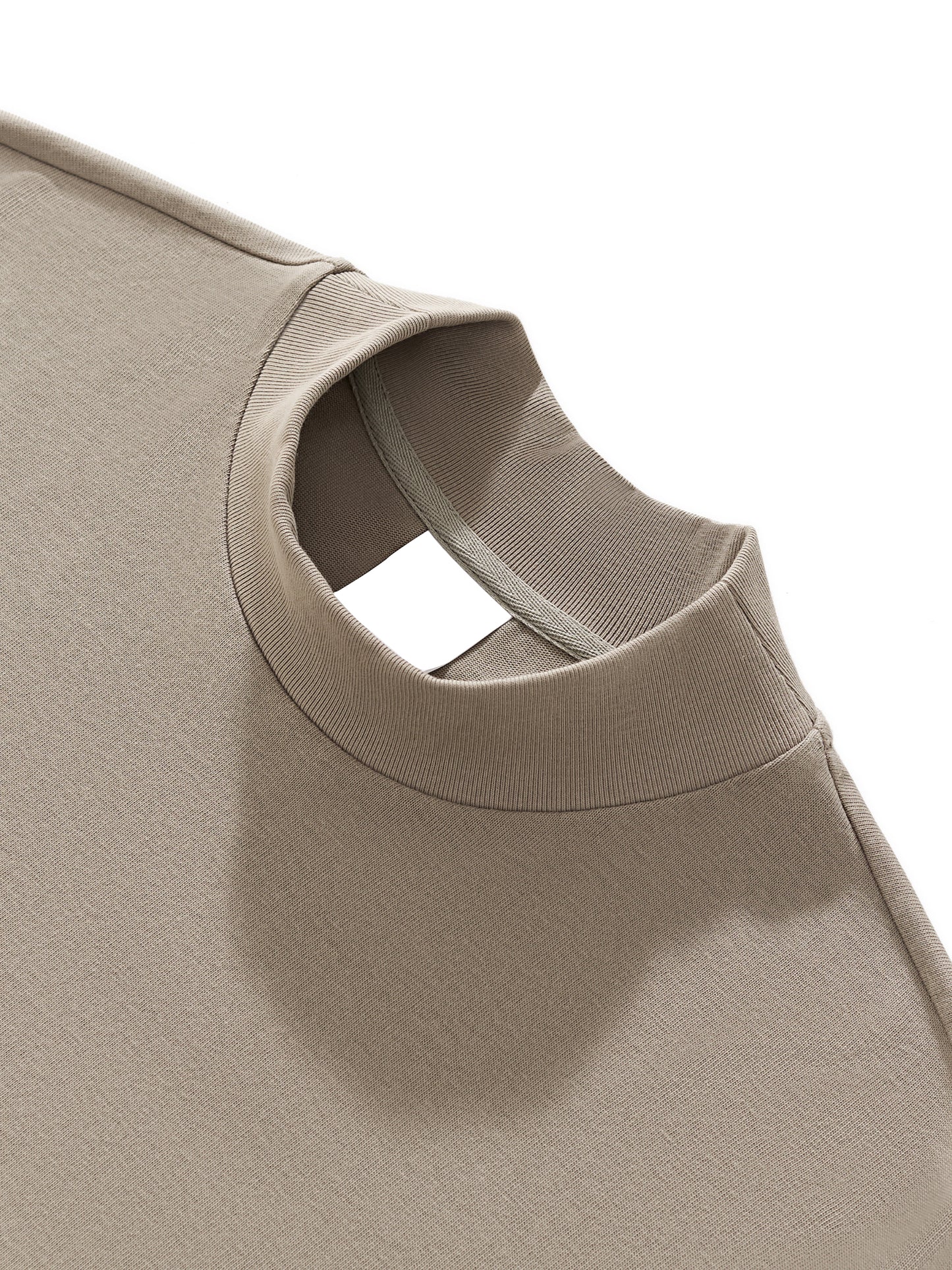 Heavyweight Oversized Mock Neck T-shirt