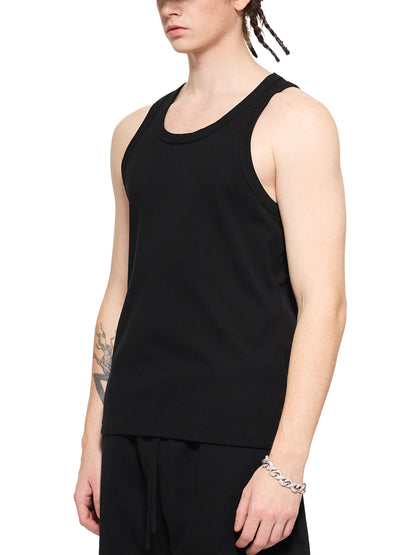ODMPOD Essential Performance Tank Top, sleeveless athletic tank with breathable fabric and sporty fit, ideal for workouts.