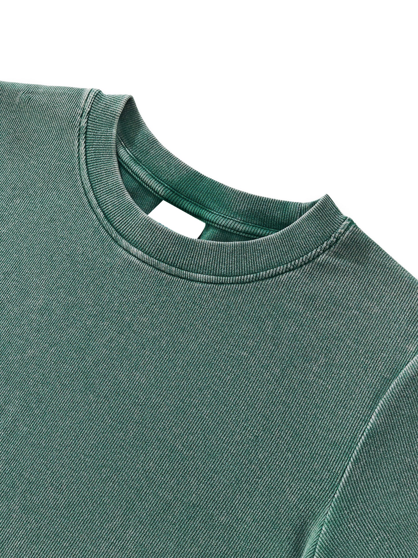 Vintage Washed Bodycon Cotton T-Shirt