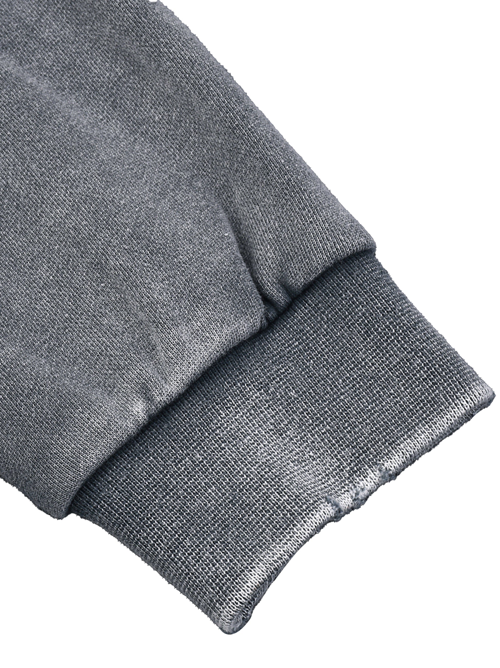 Snow Washed Raw Edge Cropped Sweatshirt by ODMPOD, showing the soft fabric, raw hem, and relaxed fit on a mannequin.