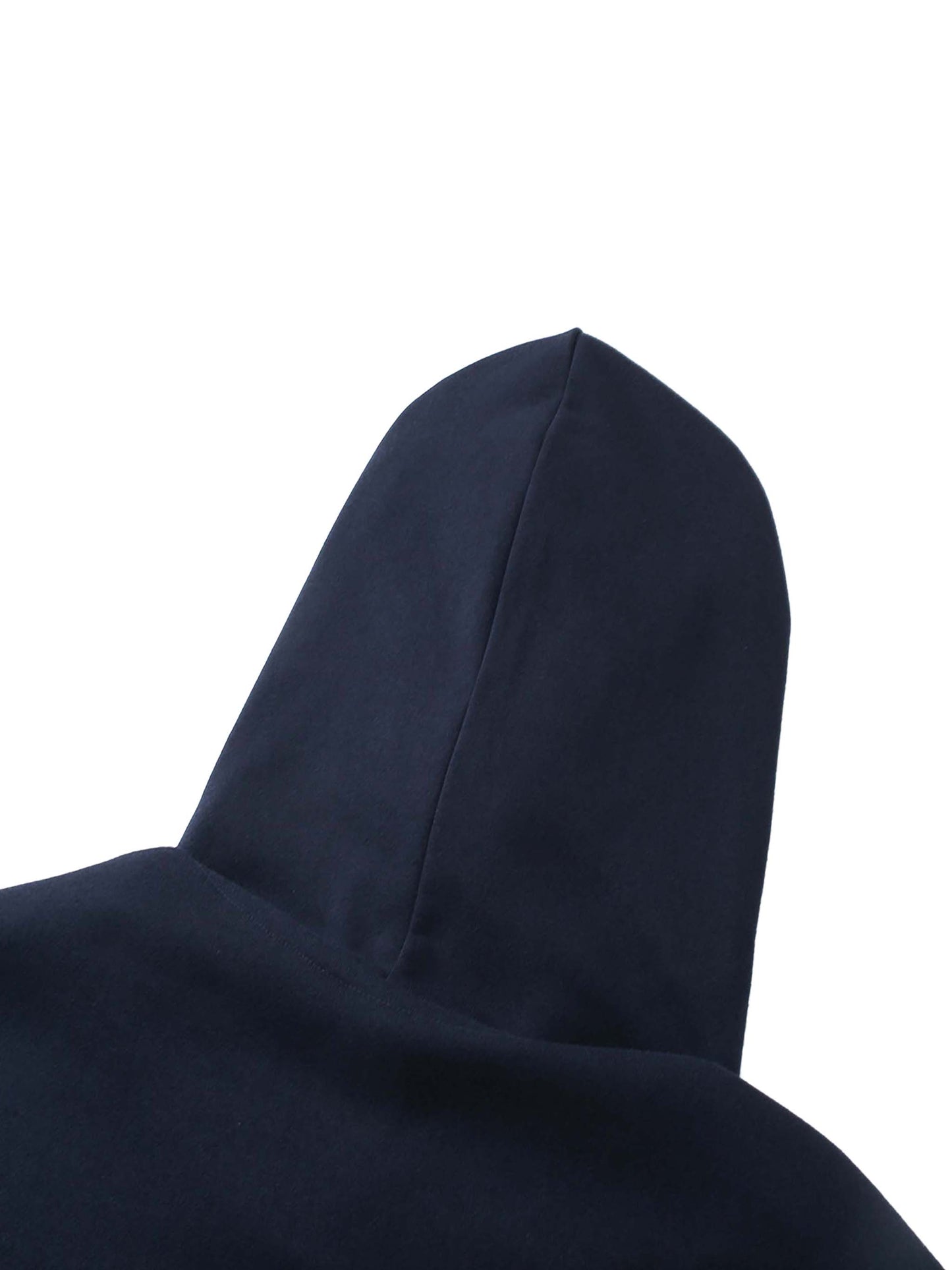 ODMPOD Essential Heavyweight Hoodie in dark gray, featuring a soft, thick fabric and a relaxed fit with a hood and front pocket.