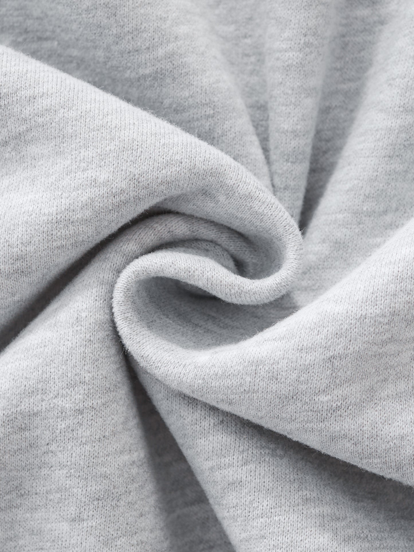 Contrast-Stitched Boxy Fleece Hoodie