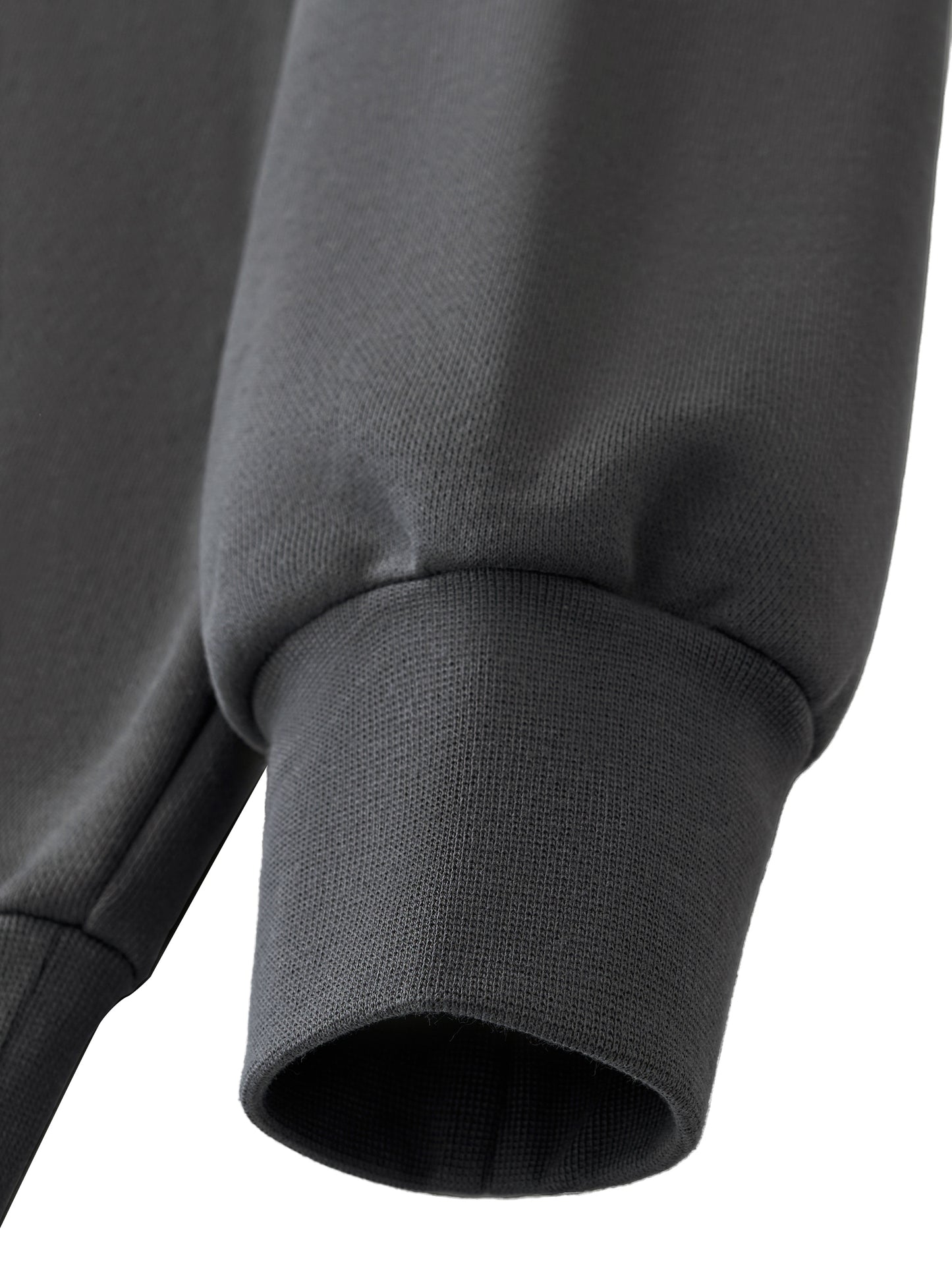 ODMPOD Essential Heavyweight Fleece Hoodie, front view showcasing soft fleece fabric and classic hood design.