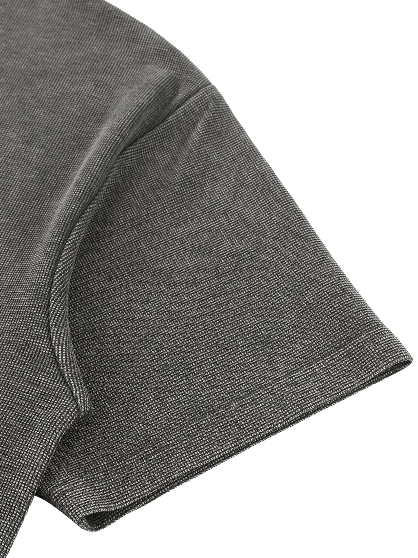 ODMPOD Mineral Wash Waffle Knit T-Shirt, soft textured fabric, casual fit with a waffle pattern and mineral wash finish.