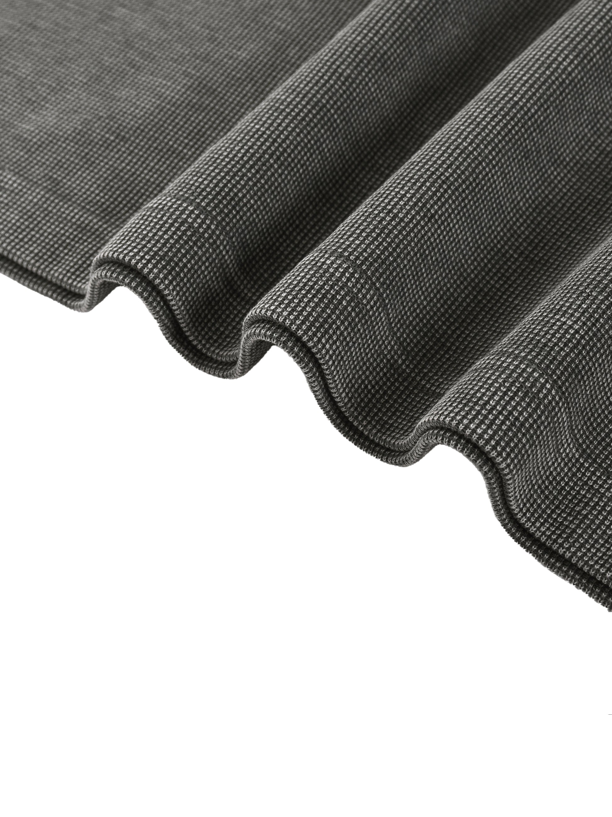 ODMPOD Mineral Wash Waffle Knit T-Shirt showing textured waffle fabric and relaxed fit in a natural, casual style