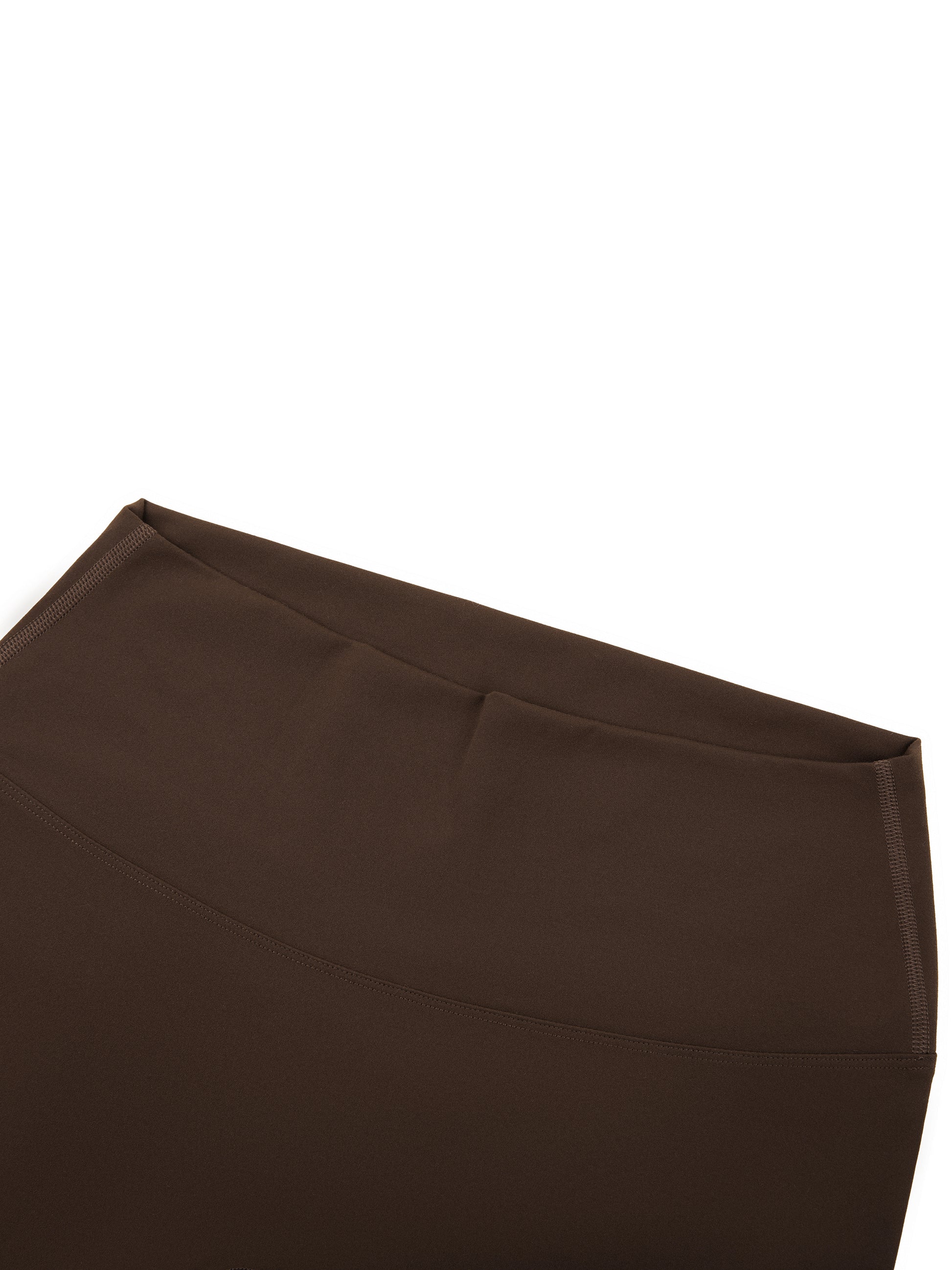 ODMPOD high-waisted yoga leggings shown on model, featuring a snug fit and stretchy fabric for comfortable workout wear.