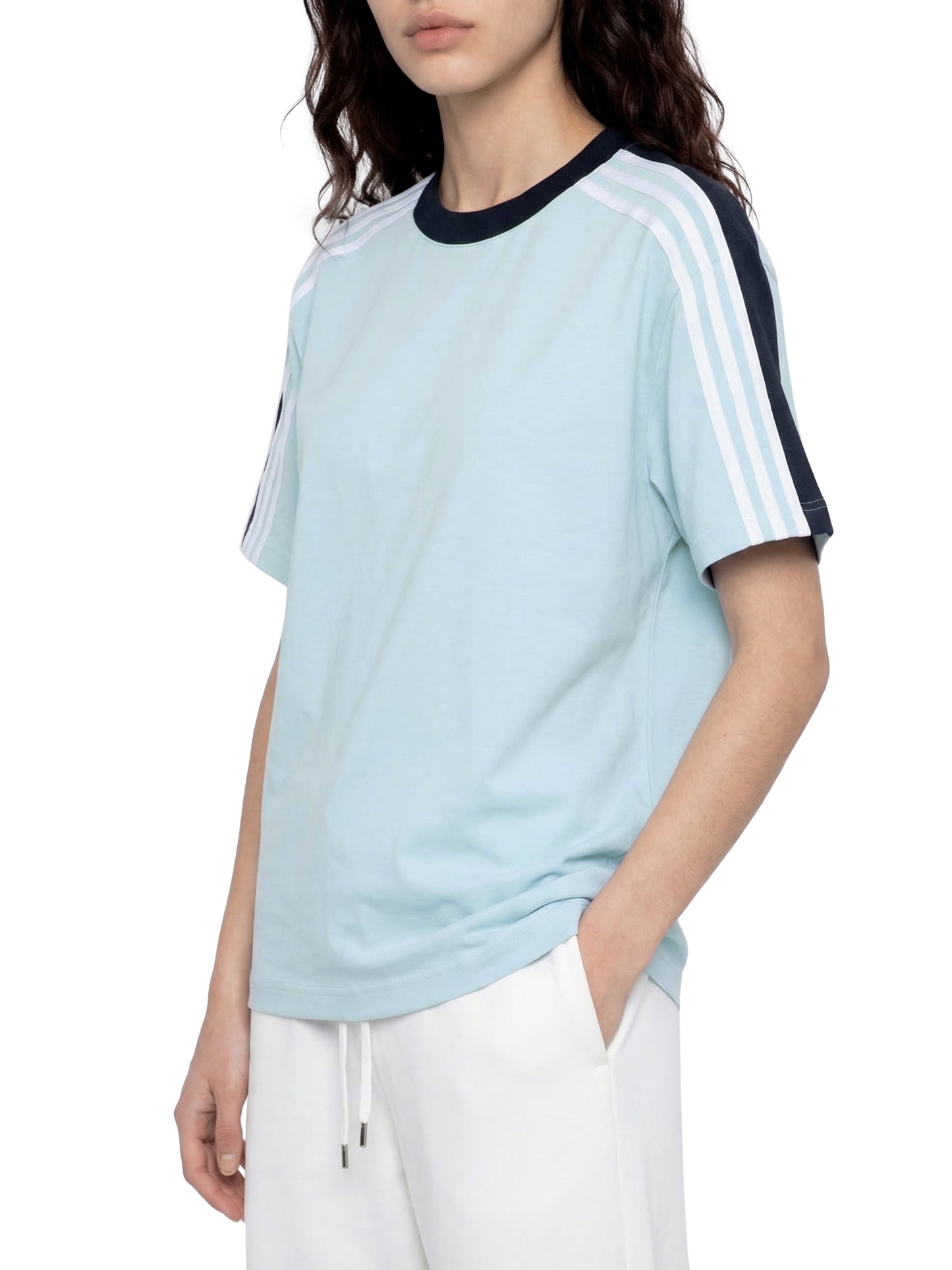 Unisex Colorblock Striped T-Shirt