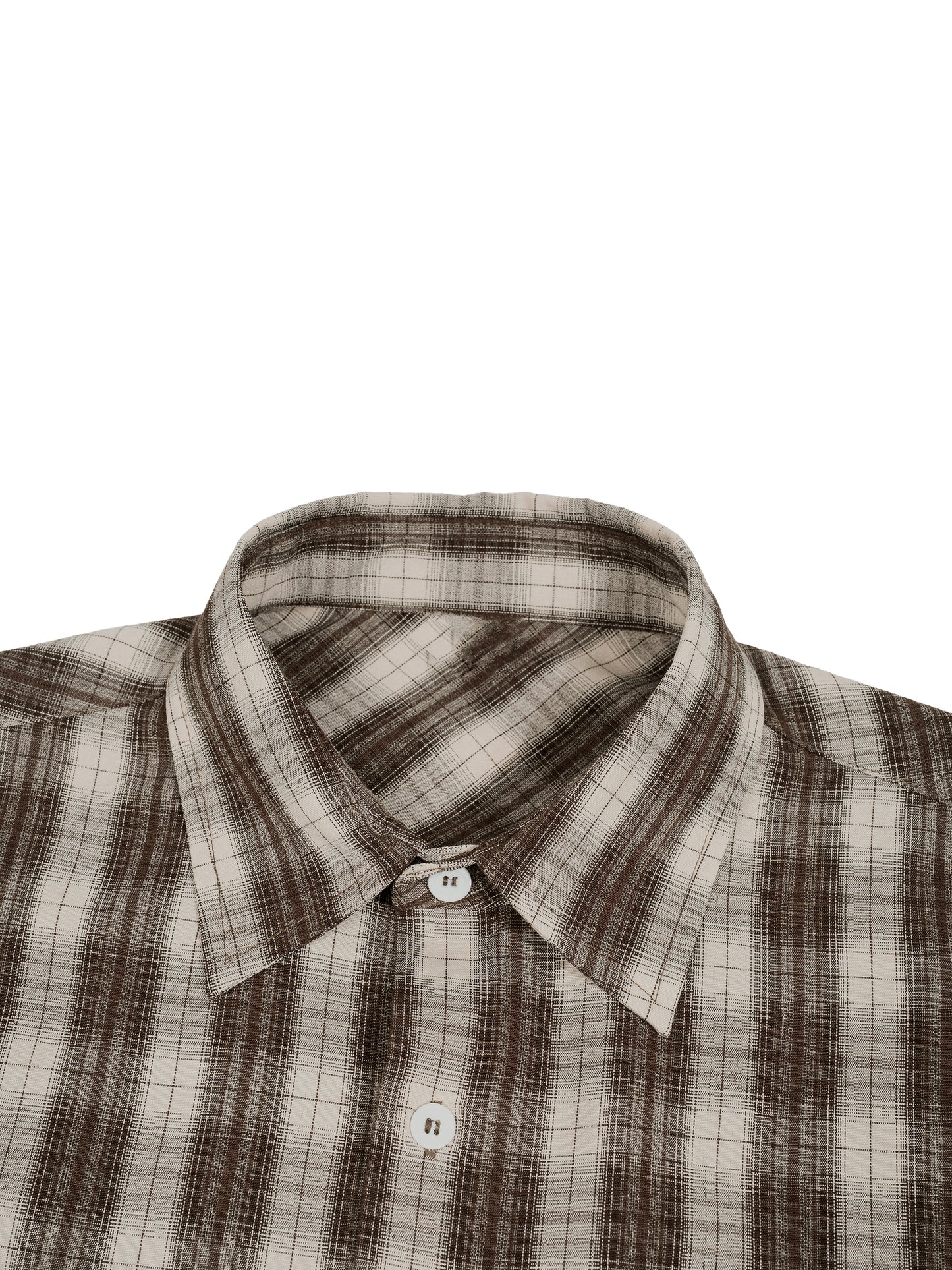 Unisex Boxy Plaid Short Sleeve Shirt