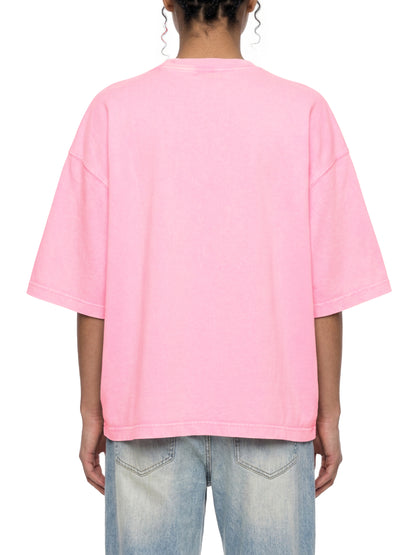 Mineral Wash Boxy Cotton T-Shirt